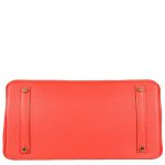 Hermes Birkin 35 Capucine Togo leather Gold Hardware - 2011, O Square - Image 5