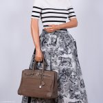 Hermes Birkin 35 Crinoline & Etoupe Clemence with Palladium Hardware - 2005, I Square - Image 20