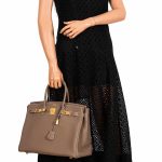 Hermes Birkin 35 Etoupe Togo Gold Hardware - 2019, D - Image 2