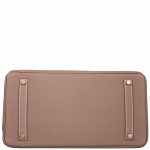 Hermes Birkin 35 Etoupe Togo Gold Hardware - 2019, D - Image 8