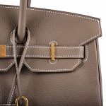 Hermes Birkin 35 Etoupe Togo Gold Hardware - 2019, D - Image 6
