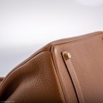 Hermes Birkin 35 Gold Togo Gold Hardware - Square O - Image 11