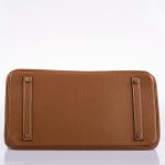 Hermes Birkin 35 Gold Togo Gold Hardware - Square O - Image 7