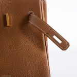 Hermes Birkin 35 Gold Togo Gold Hardware - Square O - Image 4