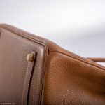 Hermes Birkin 35 Gold Togo Gold Hardware - Square O - Image 8