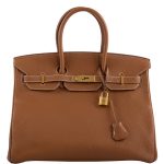 Hermes Birkin 35 Gold Togo Gold Hardware - Square O