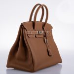 Hermes Birkin 35 Gold Togo with Palladium Hardware - 2014, R Square - Image 5