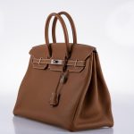 Hermes Birkin 35 Gold Togo with Palladium Hardware - 2014, R Square - Image 6