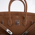Hermes Birkin 35 Gold Togo with Palladium Hardware - 2020, Y - Image 9