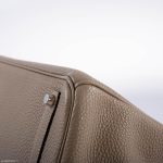 Hermes Birkin 35 Gris Tourterelle Togo with Palladium Hardware - 2009, M Square - Image 9