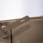 Hermes Birkin 35 Gris Tourterelle Togo with Palladium Hardware - 2009, M Square - Image 5