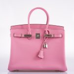 Hermes Birkin 35 HSS 5P Bubblegum Epsom with Palladium Hardware - 2012, P Square - Image 4