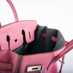 Hermes Birkin 35 HSS 5P Bubblegum Pink & Celeste Togo Palladium Hardware - 2011, Square O - Image 10
