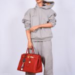Hermes Birkin 35 HSS Rouge Vif Togo Brushed Gold Hardware - 2020, Y - Image 3