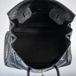Hermes Birkin 35 Matte Black Nilo Crocodile with Palladium Hardware - 2011, O Square - Image 14