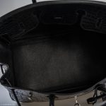 Hermes Birkin 35 Matte Black Nilo Crocodile with Palladium Hardware - 2011, O Square - Image 9