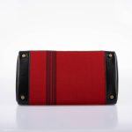 Hermes Birkin 35 Red Potamos Canvas & Black Box with Gold Hardware - 2006, J Square - Image 9