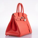 Hermes Birkin 35 Rose Jaipur Epsom Palladium Hardware - 2015, T - Image 3