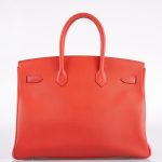 Hermes Birkin 35 Rose Jaipur Epsom Palladium Hardware - 2015, T - Image 5