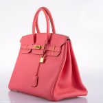 Hermes Birkin 35 Rose Lipstick Togo Gold Hardware - 2013, Q Square - Image 9
