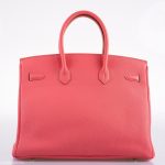 Hermes Birkin 35 Rose Lipstick Togo Gold Hardware - 2013, Q Square - Image 4