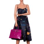 Hermes Birkin 35 Rose Scheherazade Shiny Porosus Crocodile Palladium Hardware - 2013, Q Square - Image 4