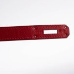 Hermes Birkin 35 Rouge Vif Epsom with Palladium Hardware - 2013, Q Square - Image 11