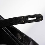 Hermes Birkin 35 SO BLACK Matte Alligator PVD Hardware - 2011, O Square - Image 12