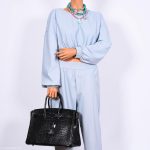 Hermes Birkin 35 SO BLACK Matte Alligator PVD Hardware - 2011, O Square - Image 2