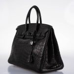 Hermes Birkin 35 SO BLACK Matte Alligator PVD Hardware - 2011, O Square - Image 4
