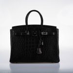 Hermes Birkin 35 SO BLACK Matte Alligator PVD Hardware - 2011, O Square - Image 8