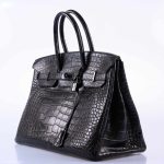 Hermes Birkin 35 SO BLACK Matte Alligator PVD Hardware - 2011, O Square - Image 9