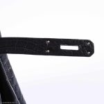Hermes Birkin 35 SO BLACK Matte Alligator PVD Hardware - 2011, O Square - Image 10