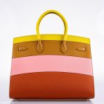 Hermes Birkin 35 Sellier "Sunrise" Rainbow Epsom Palladium Hardware - 2020, Y - Image 11