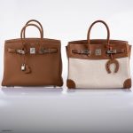 Hermes Birkin 35 Toile & Barenia with Palladium Hardware - 2009, M Square - Image 11