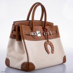 Hermes Birkin 35 Toile & Barenia with Palladium Hardware - 2009, M Square - Image 13