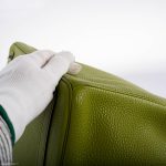 Hermes Birkin 35 Vert Anis Togo with Palladium Hardware - 2006, J Square - Image 9