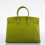 Hermes Birkin 35 Vert Anis Togo with Palladium Hardware - 2006, J Square - Image 4