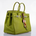 Hermes Birkin 35 Vert Anis Togo with Palladium Hardware - 2006, J Square - Image 6