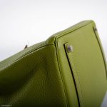 Hermes Birkin 35 Vert Anis Togo with Palladium Hardware - 2006, J Square - Image 12