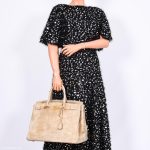 Hermes Birkin 40 Beige Veau Doblis Suede with Gold Hardware - 1986, P Circle - Image 2