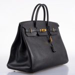 Hermes Birkin 40 Black Epsom Leather Gold Hardware - 2011, Square O - Image 9