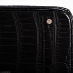 Hermes Birkin 40 Black Matte Porosus Crocodile Palladium Hardware - Image 19