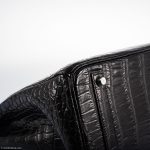 Hermes Birkin 40 Black Matte Porosus Crocodile Palladium Hardware - Image 12