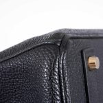 Hermes Birkin 40 Black Togo Gold Hardware - 2010, Square N - Image 4