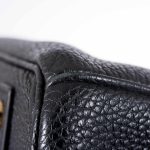 Hermes Birkin 40 Black Togo Gold Hardware - 2010, Square N - Image 8