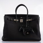 Hermes Birkin 40 Black Togo leather Palladium Hardware - 2008, L Square - Image 5