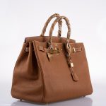 Hermes Birkin 40 Gold Fjord Leather Gold Hardware - Square L - Image 2