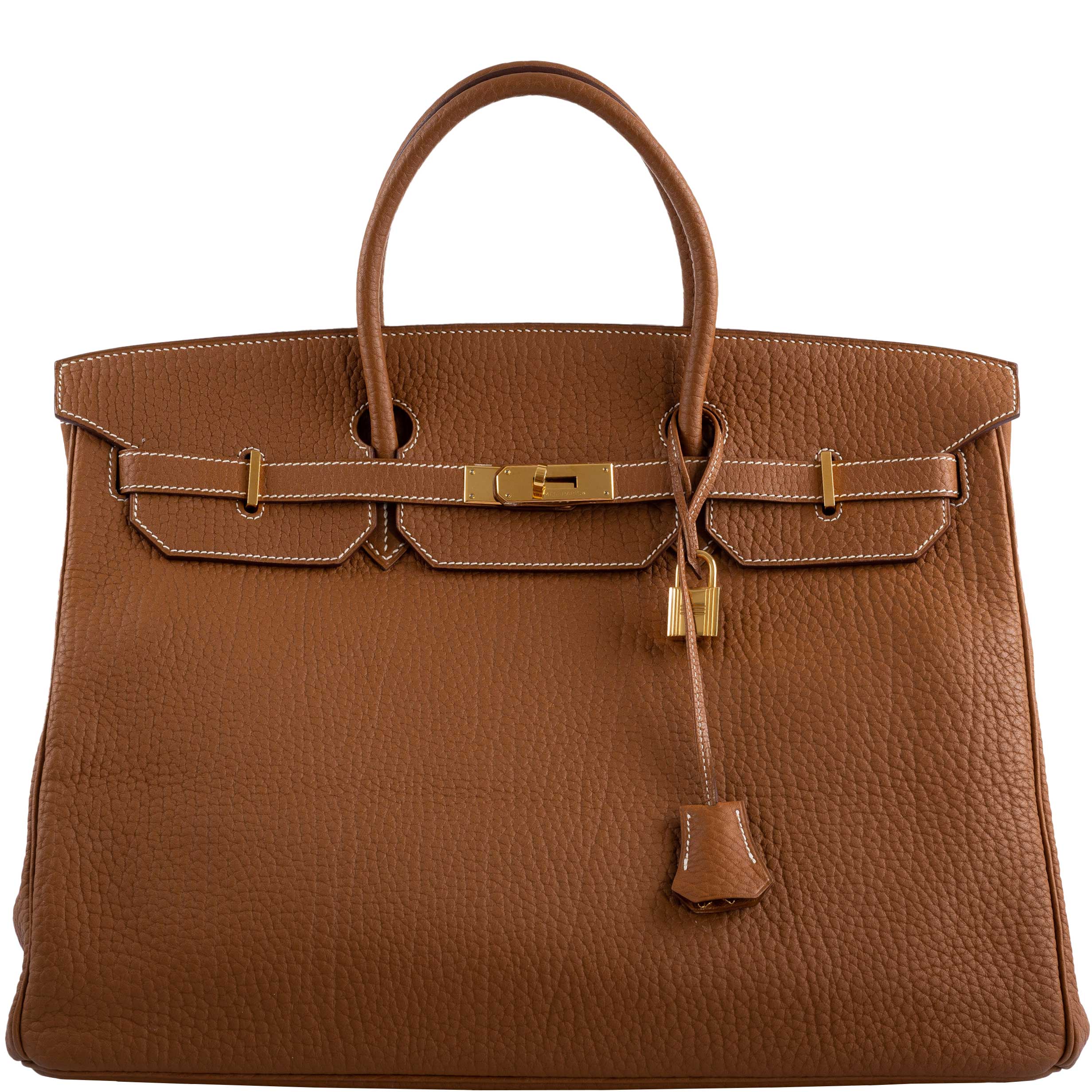 Hermes-Birkin-40-Gold-Fjord-Leather-Gold-Hardware-Square-L_753398d3-c063-47e6-8de0-e3cea297f930-10 Hermes Birkin 40 Gold Fjord Leather Gold Hardware - Square L - Image 1