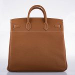 Hermes Birkin 40 HAC Gold Togo leather Palladium Hardware - 2021, Z - Image 6